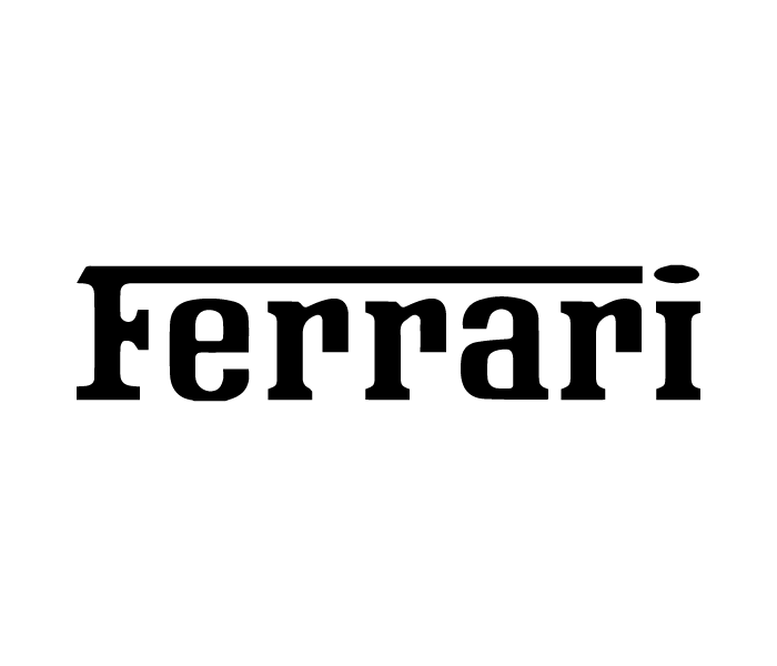 Ferrari Text Logo